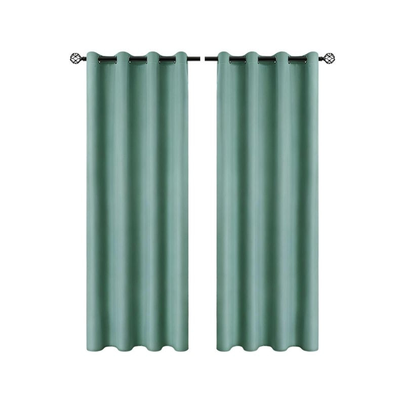Blackout Curtains with Grommet Top - Thermal Insulated Noise Reducing Drapes for Bedroom & Living Room
