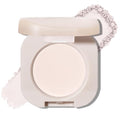 Single Matte Eyeshadow, Off White Eye Shadow, Ultra-fine Lightweight Powder, Brightenning Primer Base Eyeshadow, High Pigment, Long Lasting, Multiuse Blendable Korean Eyes Makeup, Moonlight