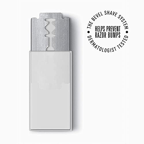 Bevel Safety Razor Replacement Blades 20 Pack, Double Edge Safety Razor for Men Blades to Prevent Razor Bumps and Skin Irritation, Single Blade Razor Refills (Packaging May Vary)