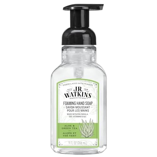 Watkins 20623 9 oz Aloe & Green Tea Scent Foaming Hand Soap