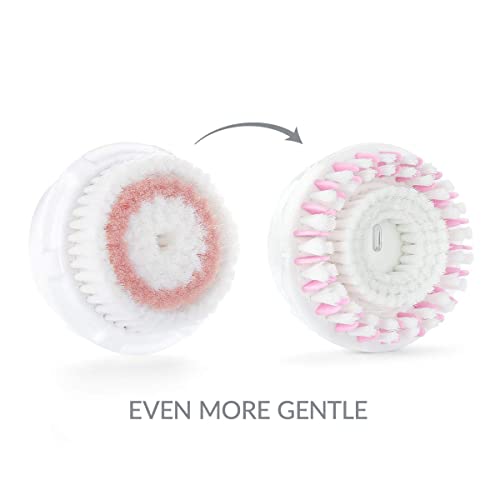New Radiance Replacement Facial Cleansing Brush Head for Clarisonic Mia 1, Mia 2, Mia Fit, Alpha Fit, Smart Profile Uplift, 2 Count