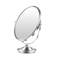 Surdy Vanity Mirror Makeup Mirror with Stand, 1X/3X Magnification Double Sided 360 Degree Swivel Magnifying Mirror, Portable Table Desk Counter top Mirror Bathroom Shaving Mirror