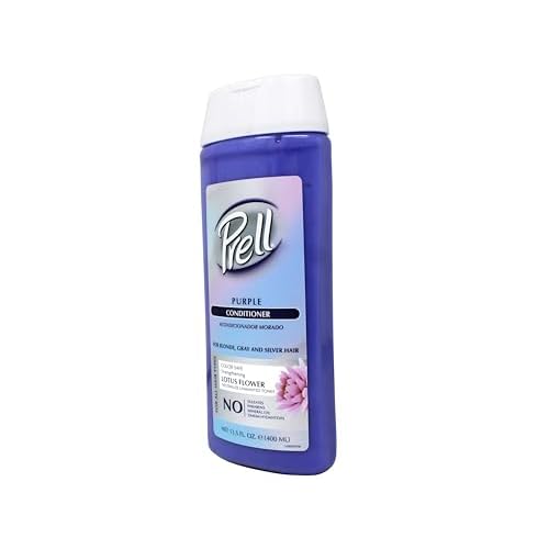 Prell Purple Conditioner ? Color-Safe Strengthening Conditioner for Blonde, Gray & Silver Hair with Lotus Flower | 13.5 fl oz