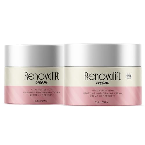 (2 Pack) Renovalift Face Cream, Renovalift Skin Cream with All Natural Ingredients, Advanced Facial & Neck Moisturizer with Premium Uplifting & Firming Cr?me for Women Supporting Healthy Skin (5 oz.)