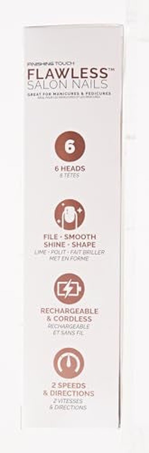 Finishing Touch Flawless Salon Nails - Professional Manicure Set for an at-Home Salon Experience - Files, Buffs, Shines, and Polishes for Instantly Beautiful Nails