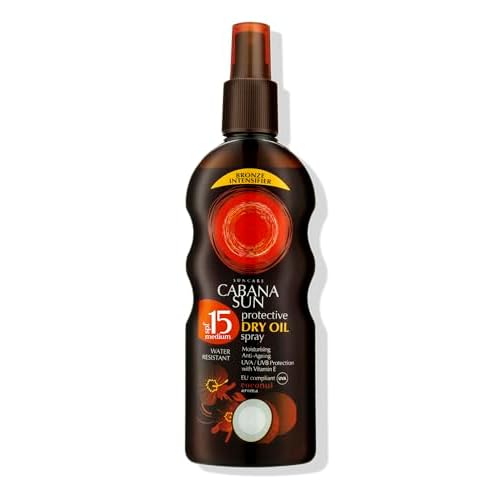 CABANA Deep Tanning Dry Oil Spray SPF15-200 ml