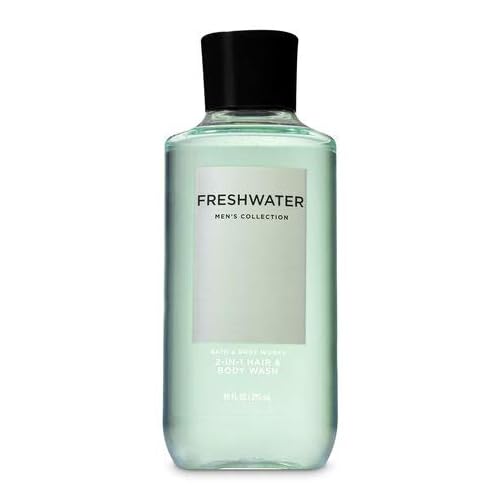 Bath and Body Works - Freshwater - 2-in-1 Hair + Body Wash ? Deodorizing Body Spray & Ultra Shea Body Cream - designed just for him!