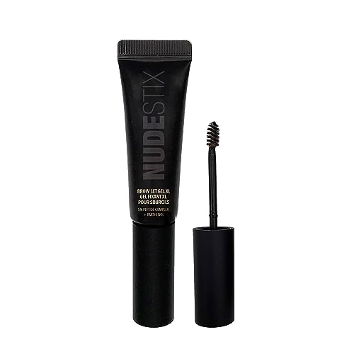Nudestix Brow Set Gel XL ? Long-Wear Eyebrow Gel for Fluffing, Thickening & Grooming | Boosts Brow Density by 59% in 4 Weeks | Clean, Cruelty-Free