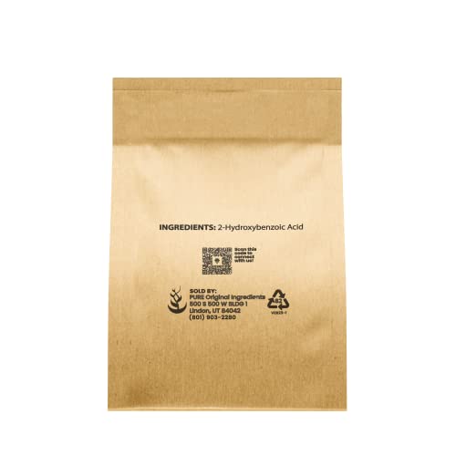 Pure Original Ingredients Salicylic Acid Crystals (8 oz) 2-Hydroxybenzoic Acid, Always Pure, No Fillers Or Additives