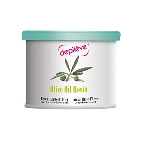 Depileve Strip Wax for Hair Removal - Olive Oil Rosin Wax 14 oz - Ideal for Dry and Suntanned Skin