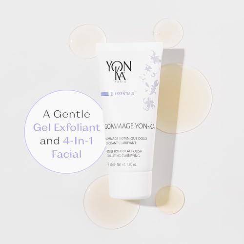 Yon-Ka Gommage Peeling Gel | Gentle Facial Exfoliator to Brighten and Balance | Help Tighten Pores and Reduce the Look of Redness | Paraben-Free | 1.80 oz