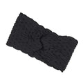 Sc?nci by Conair Extra-Wide Twist Headwrap, Made in Italy, in Black, 1 Count