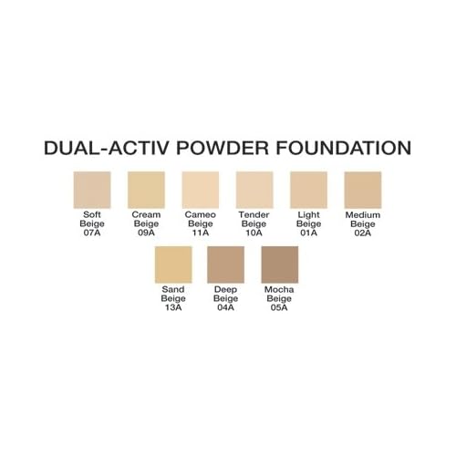 Jolie Dual-Activ Matte Finish Pressed Powder Foundation (Cream Beige)