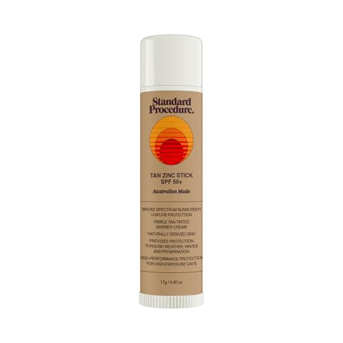 Standard Procedure - Zinc Sunscreen Stick - Zinc Based SPF 50+ Sunscreen - Broad Spectrum Sunscreen Stick - Provides UVA/UVB Protection - Australian Sunscreen Made w/Naturally-Derived Zinc