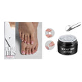 btartboxnails XCOATTIPS Pink French Toe Nails and Gap-filled Solid Nail Gel Kit