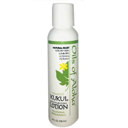 Oils of Aloha Kukui Lotion 4 ounces Plumeria Scented