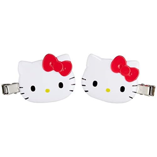 Sanrio 813478 Hello Kitty Bangs Clip, Approx. 2.0 x 0.4 x 1.3 inches (5 x 1 x 3.3 cm), Red