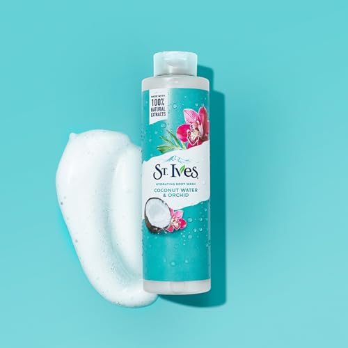 St Ives Body Wash 16 Ounce Coconut Water & Orchid (473ml)