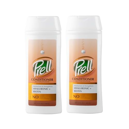 Prell Hyaluronic + Biotin Moisturizes & Strengthens Conditioner for All Hair Types 13.5 fl.oz (Pack of 2)