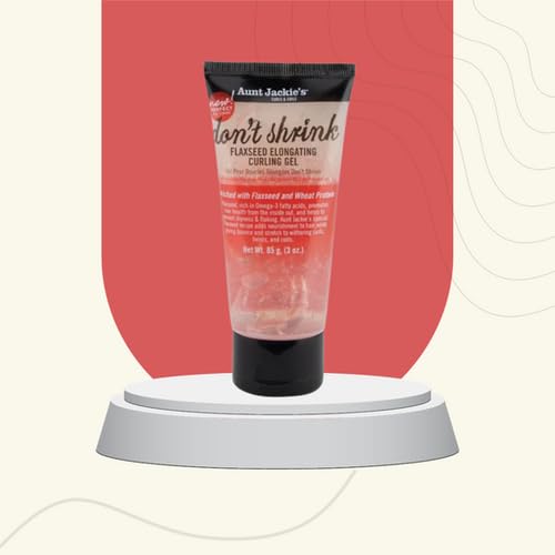 Aunt Jackie's Don't Shrink Flaxseed Elongating Curling Gel 3 Oz