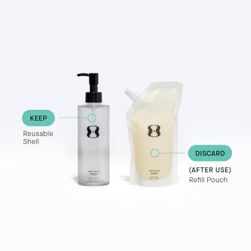 oneskin PREP Facial Cleanser Refill Pouch, 200 mL