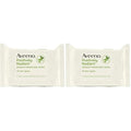 Aveeno Positively Radiant Makeup Remover Wipes, Gentle Individual Face Wipes with Moisture-rich Soy Extract to help leave your skin looking bright, Hypoallergenic Formula, Non-Comedogenic (Pack of 50)
