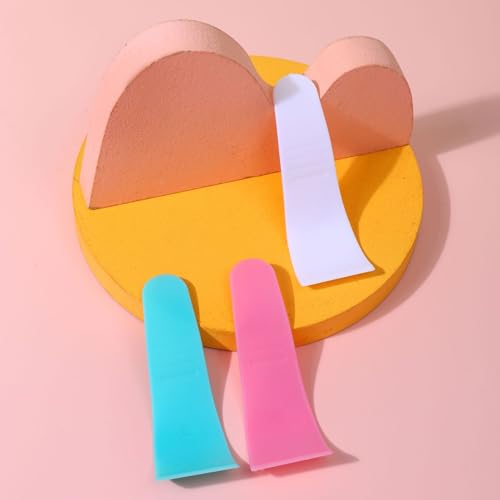 6Pcs Portable Hair Wax Spatulas for Waxing, Non-Stick Reusable Applicator Scraper Tools, Removal Beauty Tools Plastic Mask Scraper Waxing Applicator Depilatory Comfortable to Hand Feeling, Unisex