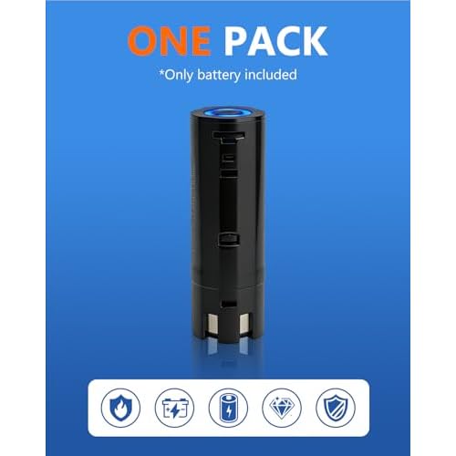 Upgraded 2500mAh Replacement Lithium-ion Battery for FXBB24,Compatible with BaBylissPRO all FXONE tools,w/LED Indicator & Quick Release Button,Long-Lasting Power for Cordless Clippers (1 Pack)
