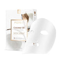 FOREO Coconut Oil Nourishing Sheet Mask for Dehydrated Skin, 3 pack, Deeply Moisturizing Clean Formula, Cruelty-free, Compatible with UFO devices