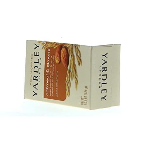 Yardley Oatmeal Almond Bath Bar 4oz - Pack of 2