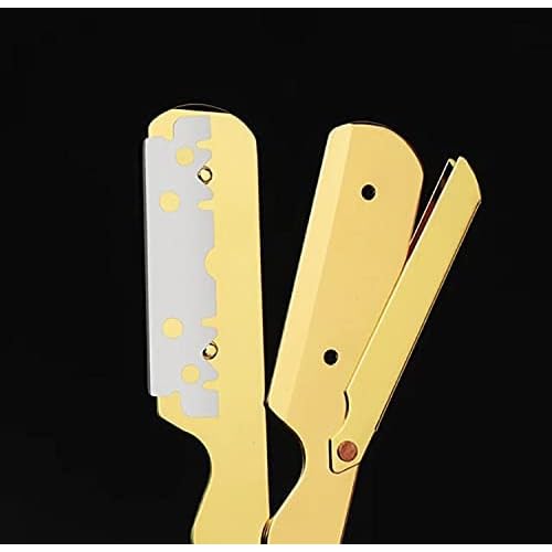 Zenzod ¢â SKULL themed STRAIGHT RAZOR KIT 6 piece Mens shaving set- Barber style for closest Shave possible with a straight edge razor - Perfect straight razor kit for beginners