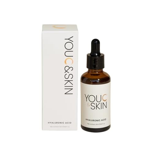 You C & Skin Hyaluronic Acid Serum 1.7 fl oz ? Hydrating Face & Neck Serum for Men & Women ? Moisturizes and Strengthens Skin Barrier ? Lightweight, Non-Greasy Facial Serum with geniune Snail Mucin