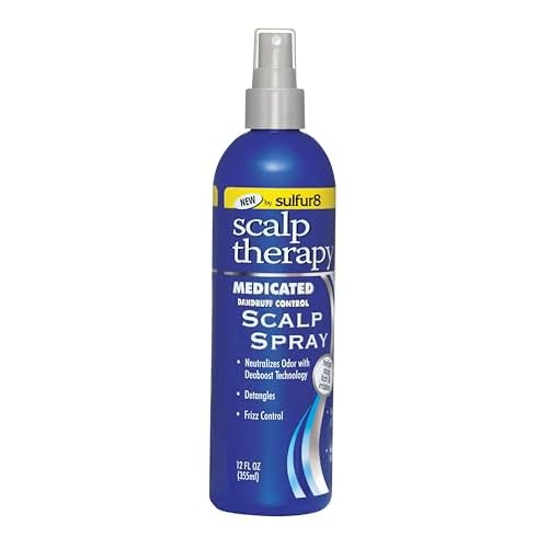 Sulfur 8 Scalp Therapy Medicated Scalp Spray 12 oz ? Anti-Dandruff Treatment & Itchy Scalp Relief Spray with Salicylic Acid ? Soothes, Refreshes, Controls Flaking & Dryness for All Hair Types
