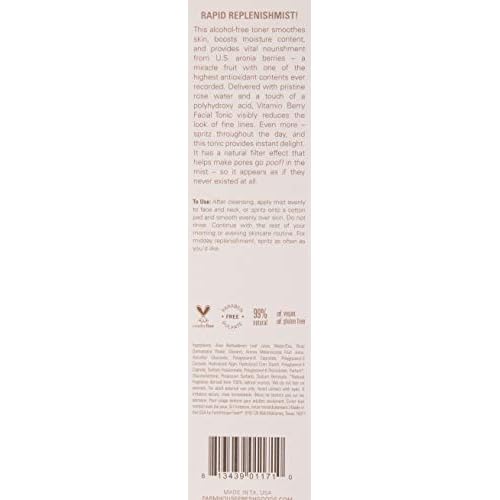 FarmHouse Fresh Vitamin Berry Facial Tonic, 3.5 Fl Oz