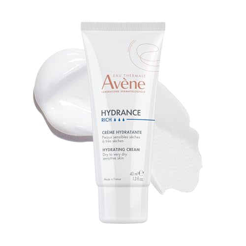 Av?ne Hydrance RICH Hydrating Cream, Daily Face Moisturizer, Soothes feelings of skin tightness & discomfort associated with dryness, Dry skin moisturizer, Non-Comedogenic, 1.3 Oz