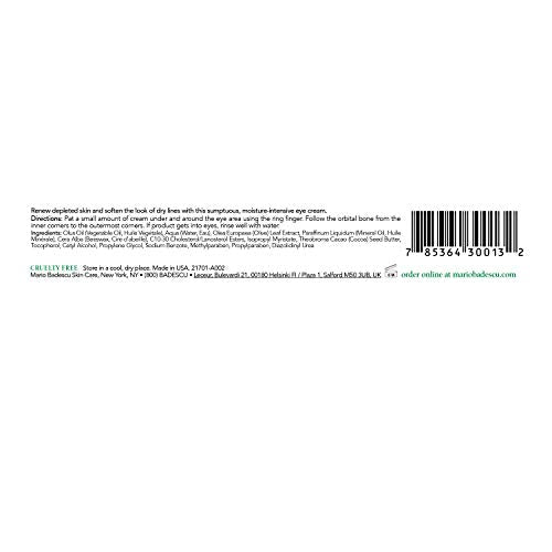 Mario Badescu Eye Cream Anti Aging and Under Eye Brightener Formulated with Rich Antioxidants, Moisturizing Eye Care Treatment for Wrinkles, Dark Circles and Puffiness