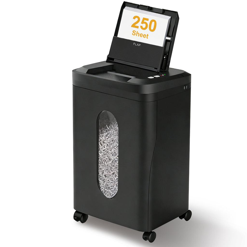 Heavy Duty Micro Cut Paper Shredder with Auto Feed and Large Bin - P-5 Security