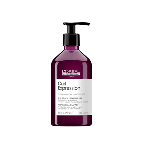 L'Or?al Professionnel Paris Curl Expression Anti Buildup Shampoo - Gently Cleanses & Eliminates Buildup For Curly and Coily Hair Types, Sulfate, Paraben & Silicone-Free