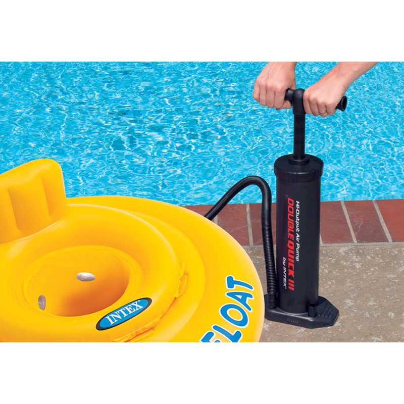 Pool Hand Pump Deluxe 19 Inch Double Action Inflator & Deflator