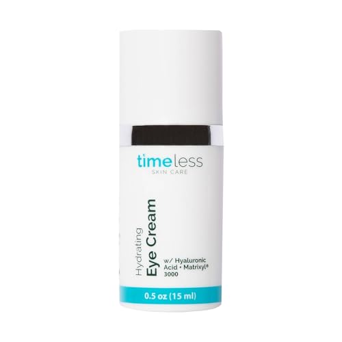 Timeless Skin Care Hydrating Eye Cream - Skin Care Cream for Eyes with Hyaluronic Acid - Hydrating Beauty Product for Personal Care - 0.5 oz (Pack of 1)