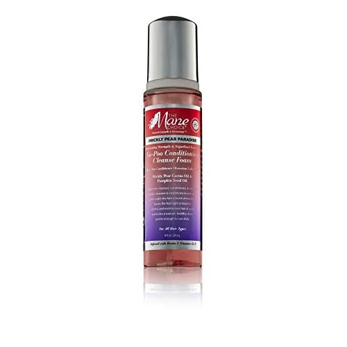 THE MANE CHOICE - Prickly Pear Paradise No-Poo Superfood Infused No Shampoo Cleansing Foam (8 Ounces / 236 Milliliters)