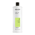 Nioxin System 2 Scalp + Hair Thickening Shampoo for Natural Hair with Progressed Thinning | Cleanse & Boost Hair Density with Niacinamide & Biotin