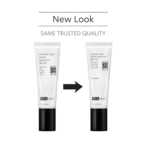 PCA SKIN Hydrator Plus Broad Spectrum SPF 30 - Oil-Free Ultra-Hydrating Face & Body Sunscreen with 5.4% Zinc Oxide (1.7 fl oz)