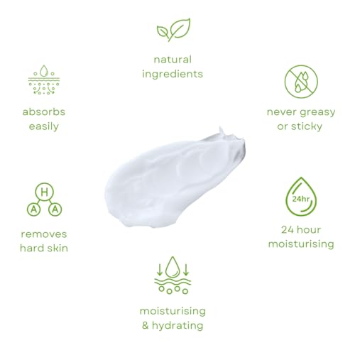 Get Fresh Rescue Me - Intensive Foot Cream for Dry Skin, Cracked Heels, and Calluses, with Shea Butter, Aloe, and Lemongrass, 170g