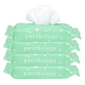 Patchology Clean AF Facial Cleansing Wipes - On-The-Go Refreshing Travel Size Face Wipes for Removing Dirt and Oil - Makeup Remover for Sensitive and Oily Skin (4 Packs/60 Count)