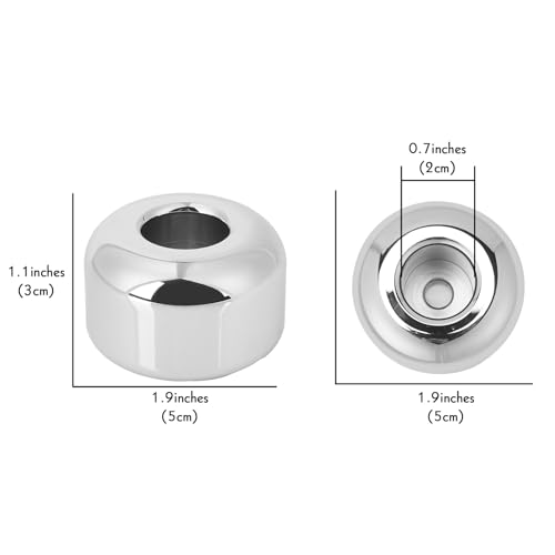2 Pack Aluminum Alloy Razor Base, Safety Razor Alloy Stand for Bathroom Accessory, Desk Pen Holder Toothbrush Shaving Base