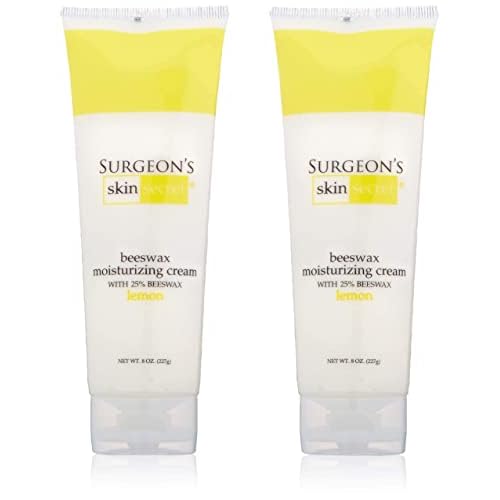 Surgeon's Skin Secret Beeswax Moisturizing Cream 8oz. Tube (2 Pack) - Lemon