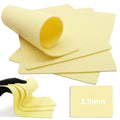 2.5mm Tattoo Fake Skin Large - Yuelong 3PCS Tattoo Skin Practice 8x12" Large Blank Pure Silicone Skin Pad Double Sides Tattooing Eyebrow Practice Skins for Tattoo Supplies