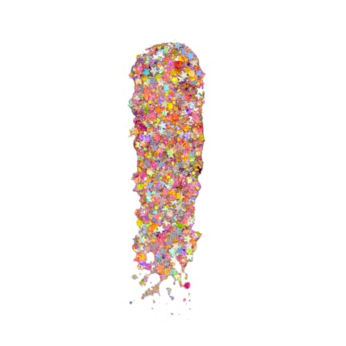 Rainbow Neon - Holographic Body Glitter Gel for Body, Face, Hair - Vegan & Cruelty Free - Electric Bliss Beauty