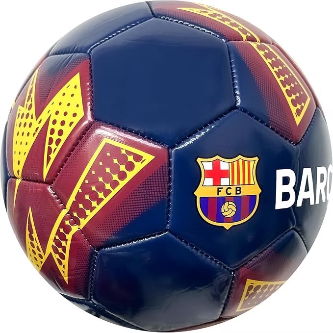Barcelona Official Style Soccer Ball Size 4 Navy/Yellow